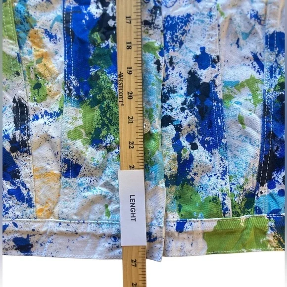 NWT Cult of Individuality Type 2 Splatter Jacket Men’s Size XL Rare Denim - Picture 6 of 8